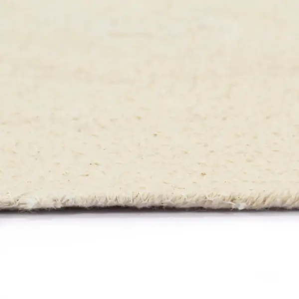 Käsitsi punutud puuvillased lauamatid, 6 tk, ümmargused, naturaalne, 38 cm – 4