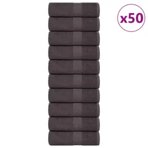 Puuvillased pesulapid FROGN, 50 tk, antratsiithall, 15 x 21 cm, 360 g/m²