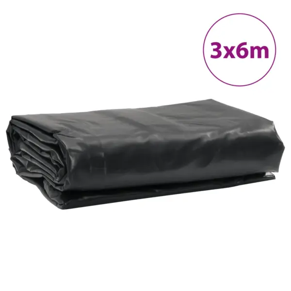 Raske PVC presentkate aiamööbli ja haagise katteks, antratsiithall, 3 x 6 m, 650 g/m² – 9