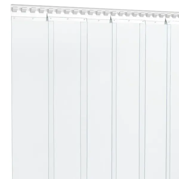 Läbipaistev PVC ribakardina rull, 25 m, 300 x 2,6 mm – 3