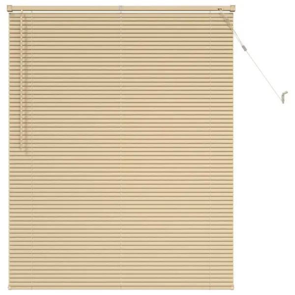 PVC veneetsia ruloo, reguleeritav, helepruun mustriga, 150 x 120 cm - 2
