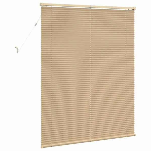 PVC veneetsia ruloo, reguleeritav, helepruun mustriga, 150 x 120 cm - 6