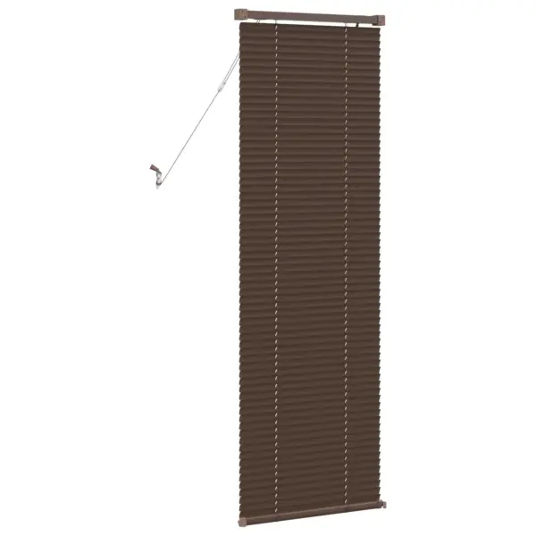 Reguleeritav PVC Veneetsia ruloo, tumepruun mustriga, 150 x 50 cm – 6