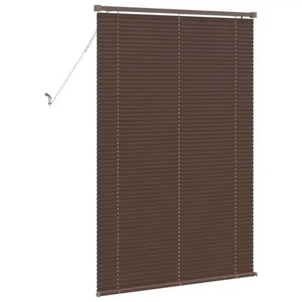 Reguleeritav PVC Veneetsia ruloo, tumepruun mustriga, 150 x 70 cm – 6