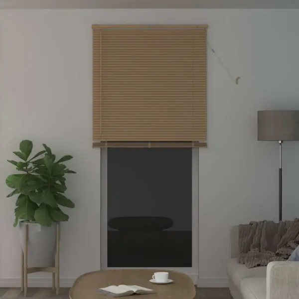 Reguleeritav PVC Veneetsia ruloo, helepruun mustriga, 213 x 80 cm – 3