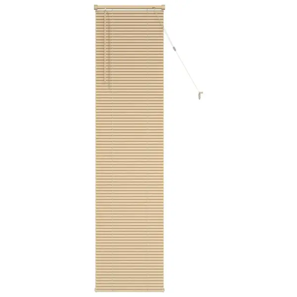 Reguleeritav PVC Veneetsia ruloo, helepruun mustriga, 213 x 60 cm – 2