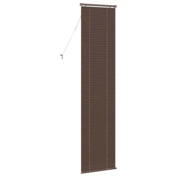 Reguleeritav PVC Veneetsia ruloo, tumepruun mustriga, 213 x 50 cm - 6