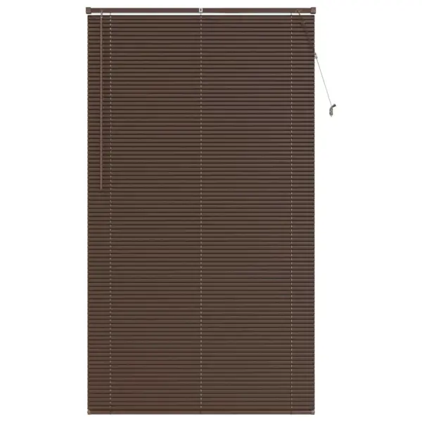 PVC Veneetsia ruloo, reguleeritav, tumepruun mustriga, 213 x 120 cm – 2