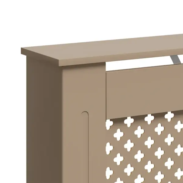 Pruun MDF radiaatorikate kärgstruktuuriga, 112 x 19 x 81,5 cm – 7