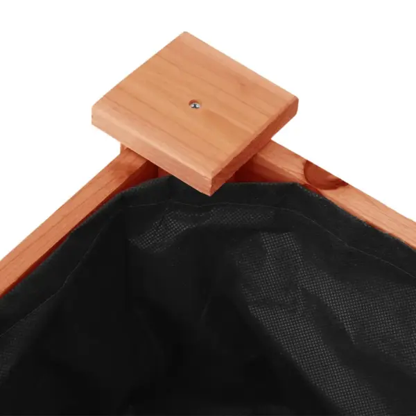 Ratastega voodriga taimelava, nulupuidust, pruun, 118 x 59 x 80 cm – 5