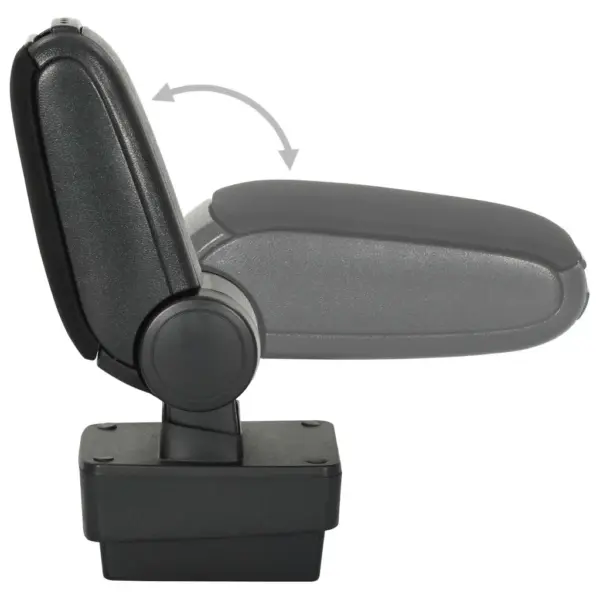 Reguleeritav auto käetugi integreeritud panipaigaga Skoda Fabia MK3 (2015) mudelile, must – 4