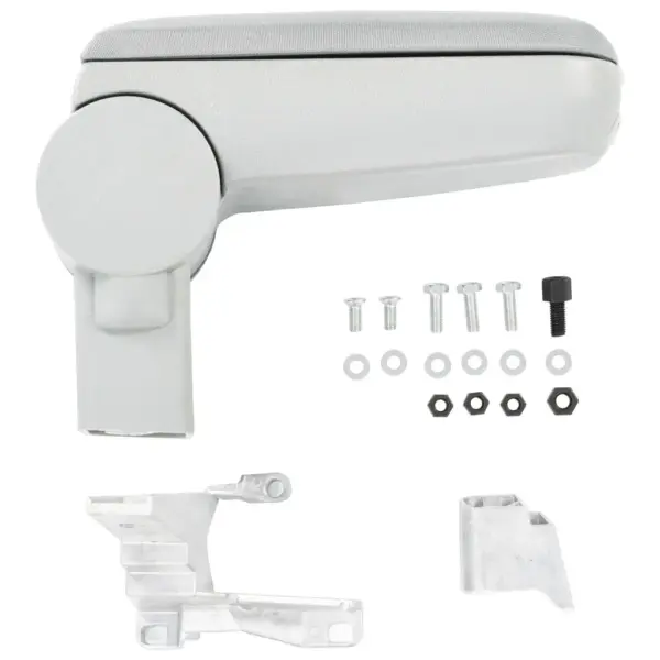 Reguleeritav auto käetugi integreeritud panipaigaga, hall, VW Golf 4-le – 7