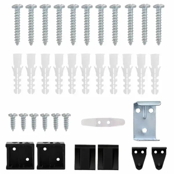 Reguleeritav PVC ribakardin aknale, must, 150 x 100 cm – 8