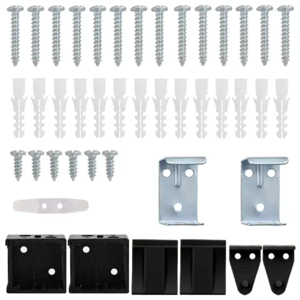 Reguleeritav PVC Veneetsia ruloo, must, 213 x 130 cm – 8