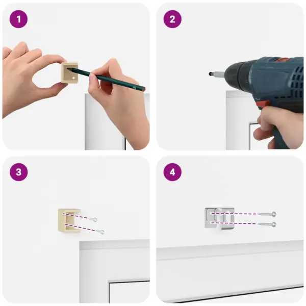 Reguleeritav PVC veneetsia ruloo, helepruun mustriga, 150 x 110 cm – 13
