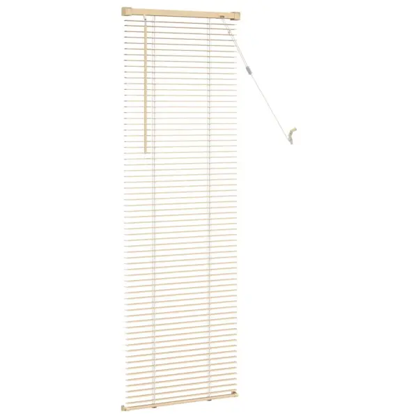 Reguleeritav PVC veneetsia ruloo, helepruun mustriga, 150 x 40 cm – 5