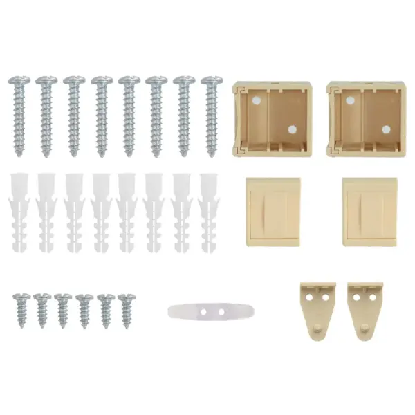 Reguleeritav PVC veneetsia ruloo, helepruun mustriga, 150 x 40 cm – 8