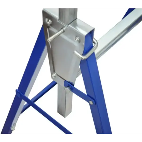 Reguleeritava kõrgusega tööpukid, 2 tk, teras, sinine/tsingitud, 81–130 cm, kandevõime kuni 150 kg – 4