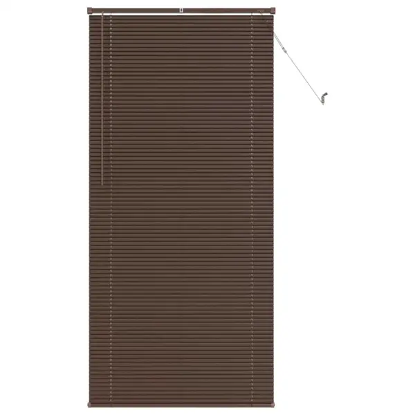 Reguleeritav PVC Veneetsia ruloo, tumepruun mustriga, 213 x 90 cm – 2