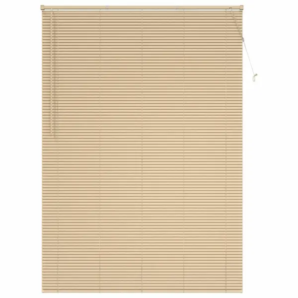 Reguleeritav PVC veneetsia ruloo, helepruun mustriga, 213 x 130 cm – 2