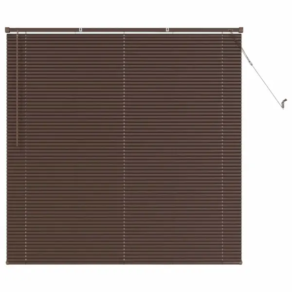 Reguleeritav PVC Veneetsia ruloo, tumepruun, 160 x 150 cm – 2