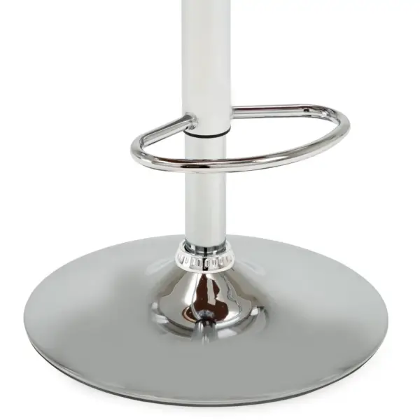 Reguleeritavad baaritoolid käetugede ja jalatoega, 2 tk, kreemjas ja pruun, painutatud puit ja kunstnahk – 8