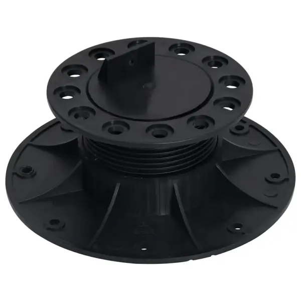 Reguleeritavad plaadijalad terrassi- ja põrandaplaatidele, 10 tk, must polüpropüleen, 60–88 mm – 2