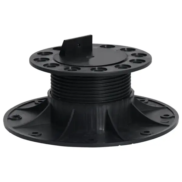 Reguleeritavad plaadijalad terrassi- ja põrandaplaatidele, 10 tk, must polüpropüleen, 60–88 mm – 4