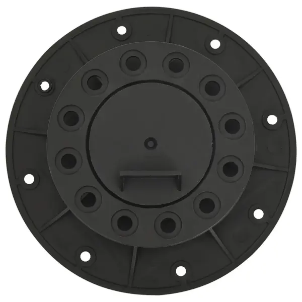 Reguleeritavad plaadijalad terrassi- ja põrandaplaatidele, 10 tk, must polüpropüleen, 60–88 mm – 6