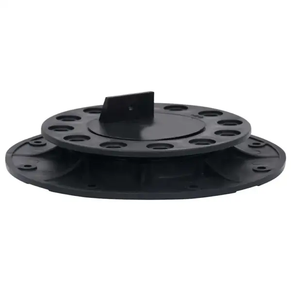 Reguleeritavad põrandaplaadi tugijalad, 10 tk, must polüpropüleen, 20–30 mm – 4