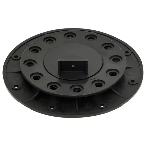 Reguleeritavad põrandaplaadi tugijalad, 10 tk, must polüpropüleen, 20–30 mm – 6