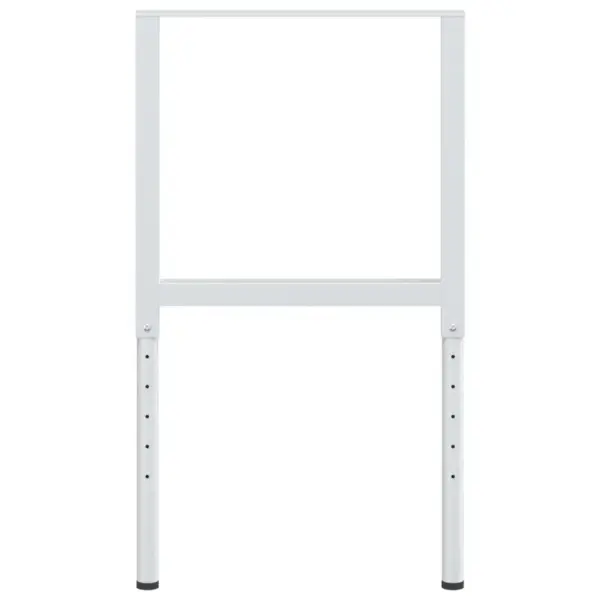 Reguleeritavad metallist tööpingi raamid, 2 tk, hall, 55 x (69–95,5) cm – 6