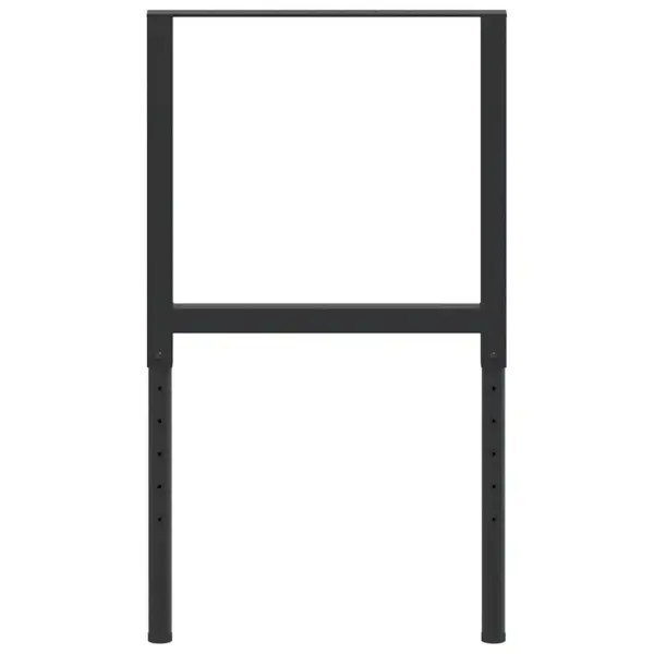 Reguleeritavad metallist tööpingi raamid, 2 tk, must, 55 x (69–95,5) cm – 7
