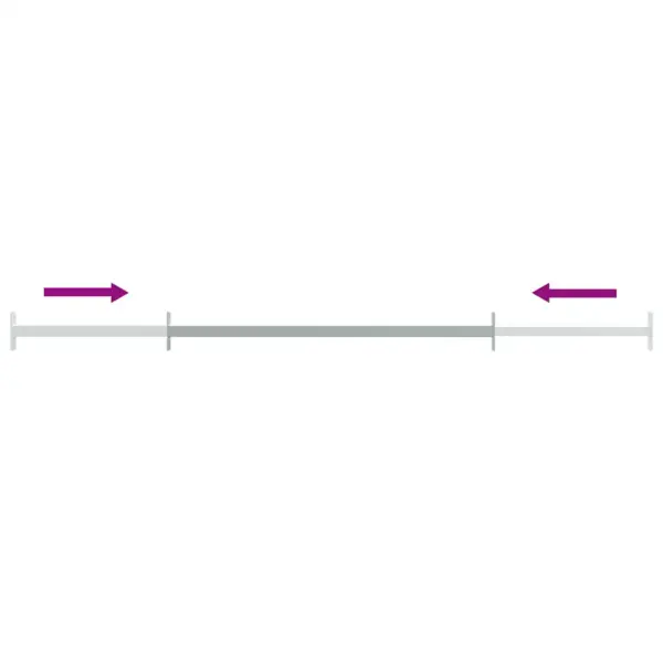 Reguleeritavad turvaaknatrellid akendele, 3 tk, hõbedane tsingitud teras, 710–1200 mm – 5