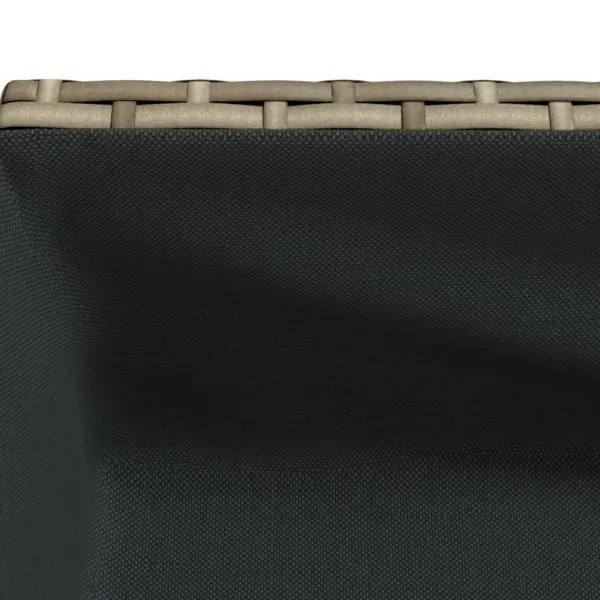 Riiuliga aia taimekast, hall polürotang, 70 x 28 x 70 cm – 9