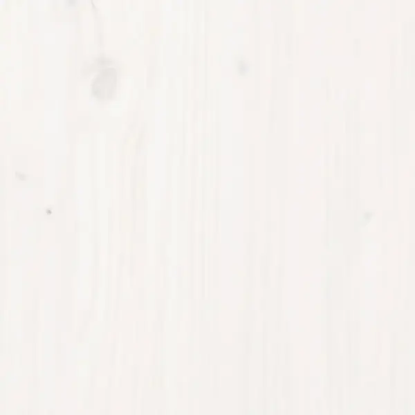 Riiuliga kõrgendatud taimekast, valge täismännipuit, 82,5 x 82,5 x 81 cm – 7