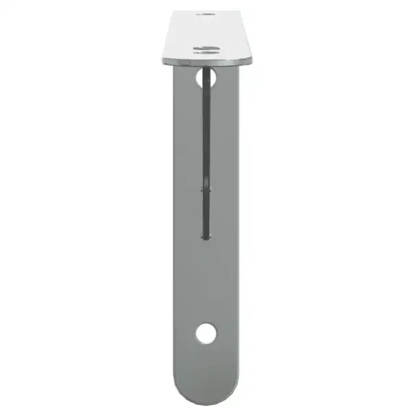 Roostevabast terasest riiulikandurid, 4 tk, hõbedased, 23,5 x 2,5 x 15,5 cm, kandevõime 50 kg – 6