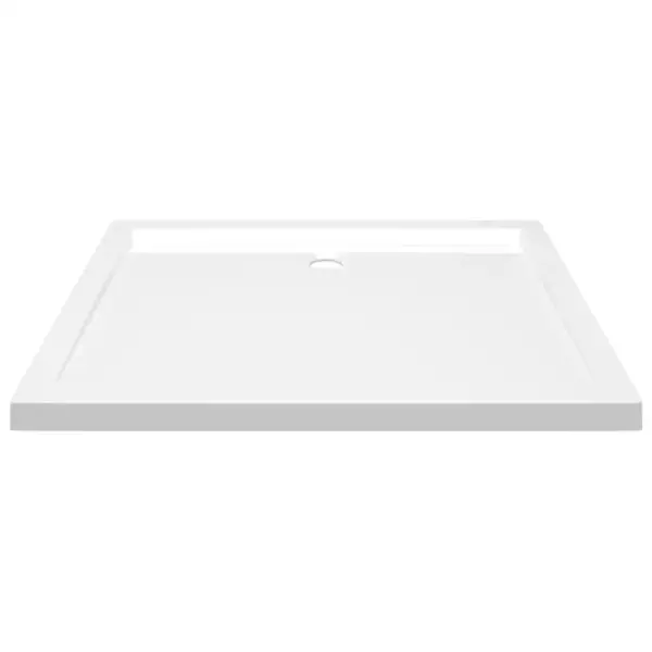 Ristkülikukujuline dušialus madala lävega, klaaskiust tugevdusega ABS, valge, 70 x 90 cm – 4
