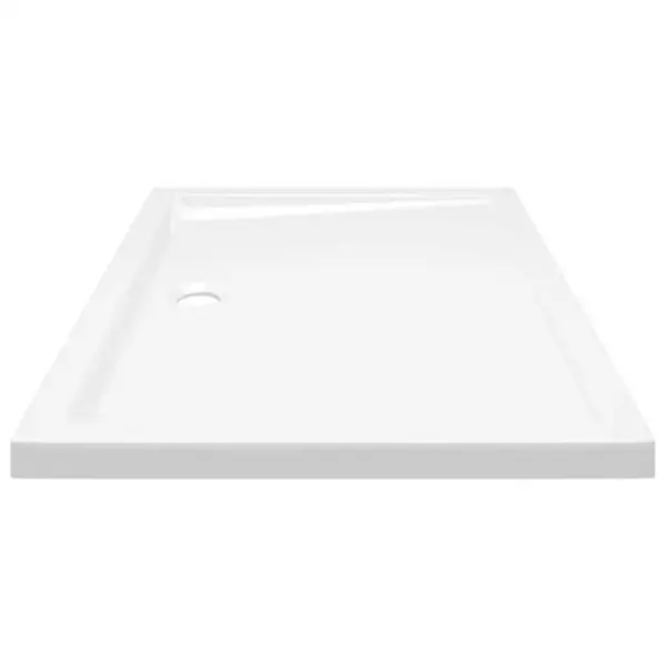 Ristkülikukujuline dušialus madala lävega, klaaskiust tugevdusega ABS, valge, 70 x 90 cm – 6