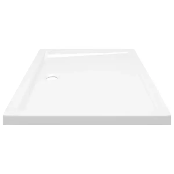 Ristkülikukujuline dušialus madala lävega, valge ABS, 80 x 100 cm – 6