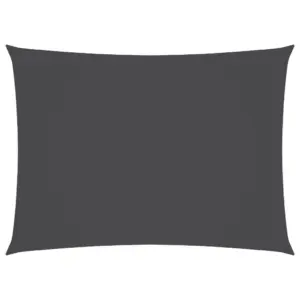 Veekindel ristkülikukujuline päikesepuri, oxford-kangas, antratsiithall, 2,5 x 4,5 m