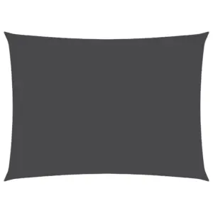 Veekindel ristkülikukujuline päikesepuri, 3 x 5 m, antratsiithall oxford-kangas