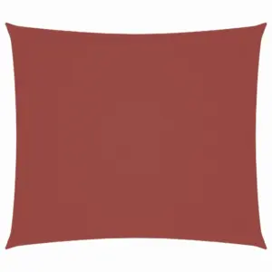 Veekindel oxford-kangast ristkülikukujuline päikesepuri, terrakota, 2 x 2,5 m