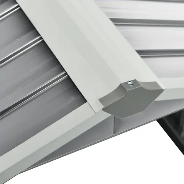 Robotmuruniiduki kuur tsingitud terasest, hall, 92 x 97 x 63 cm – 7