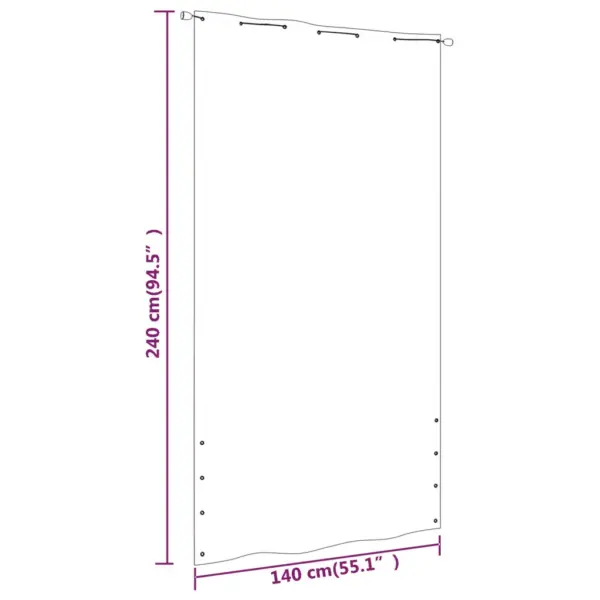 Veekindel rõdusirm UV-kaitsega, sinine, 140 x 240 cm, Oxfordi kangas – 5