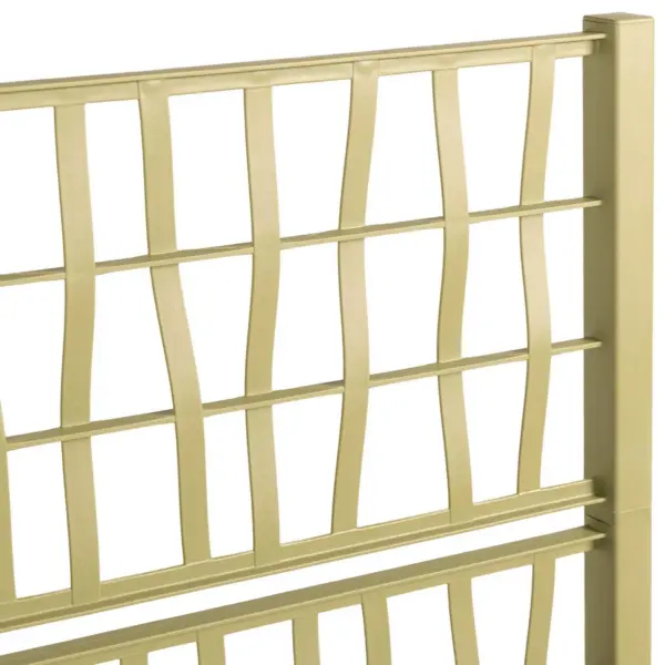 Lillekast trellisega, roheline PP, 80 x 36 x 140 cm, 80 l – 7
