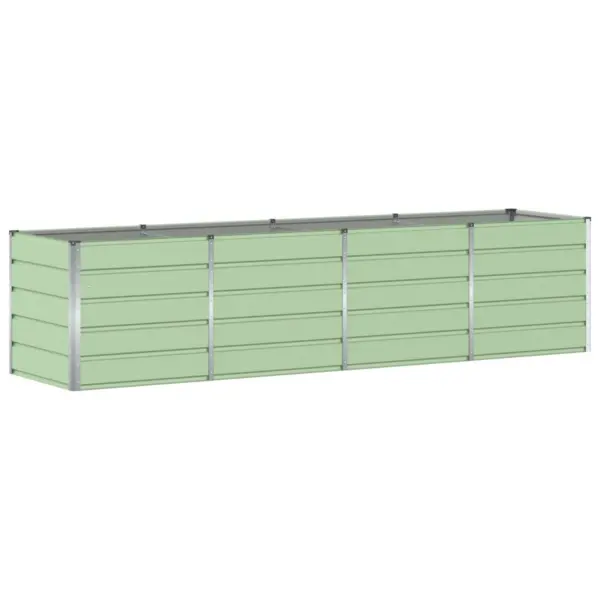 Metallist taimekast, roheline, 320 x 80 x 75 cm - 2