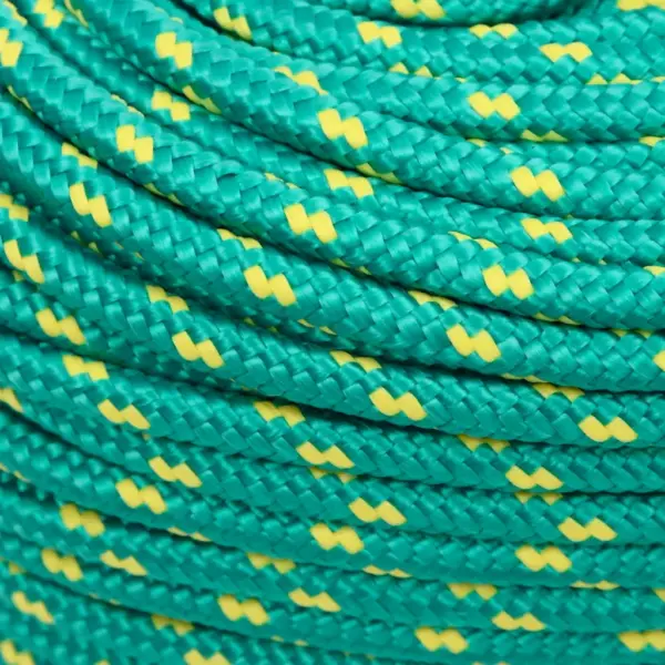 Roheline punutud polüpropüleenist paadiköis, 10 mm, 250 m – 4