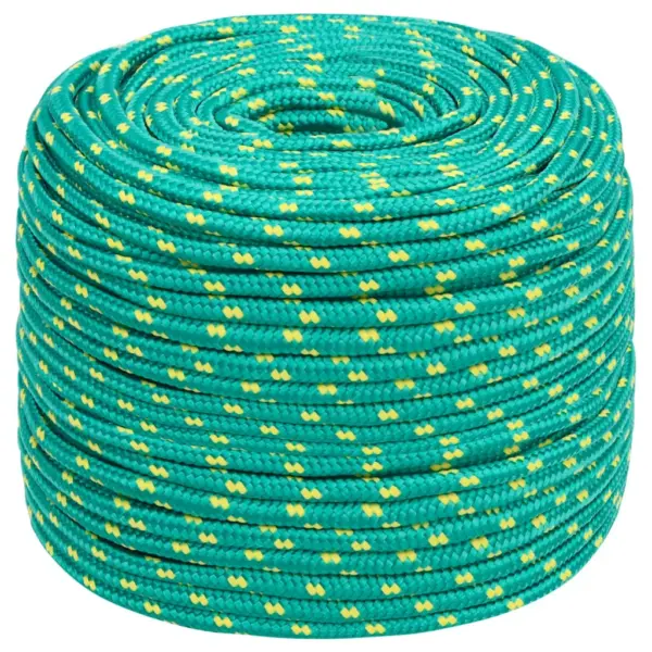 Roheline polüpropüleenist paadiköis, 10 mm, 25 m – 2