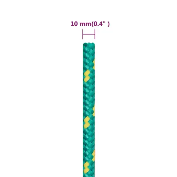 Roheline polüpropüleenist paadiköis, 10 mm, 25 m – 6